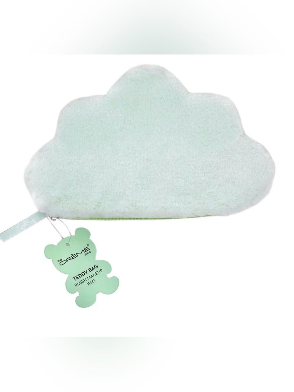 THE CREME SHOP Teddy Bag Plush Makeup Pouch (Cloud 9)